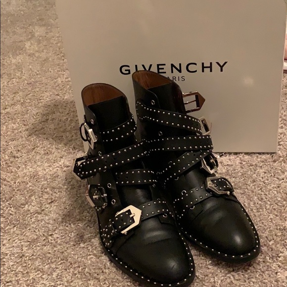 givenchy studded leather ankle boot